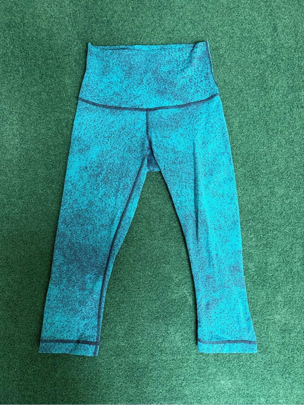 lululemon athletica High-Waist Teal Speckled Leggings